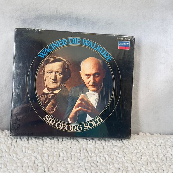Wagner Die Walkure Sir George Solti Vienna Philharmonic 4 CD Full Script Book - Picture 1 of 7